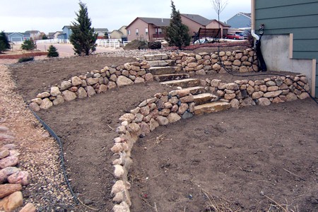 Click to view full size Commercial and Residential Retaining Walls in Monument, Castle Rock, Colorado Springs