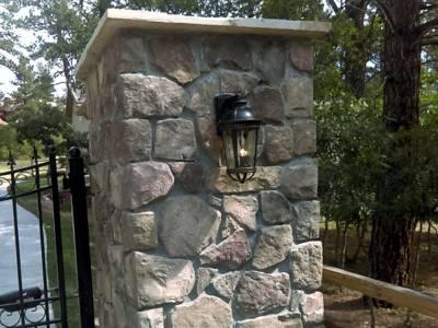 Clik to view full size Veneer Stone, Synthetic Rock, Manufactured Stone, cultured stone, Monument, Colorado Springs