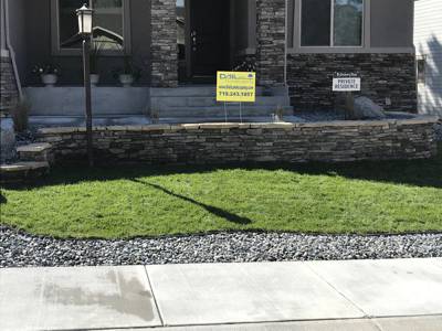 Clik to view full size Veneer Stone, Synthetic Rock, Manufactured Stone, cultured stone, Monument, Colorado Springs